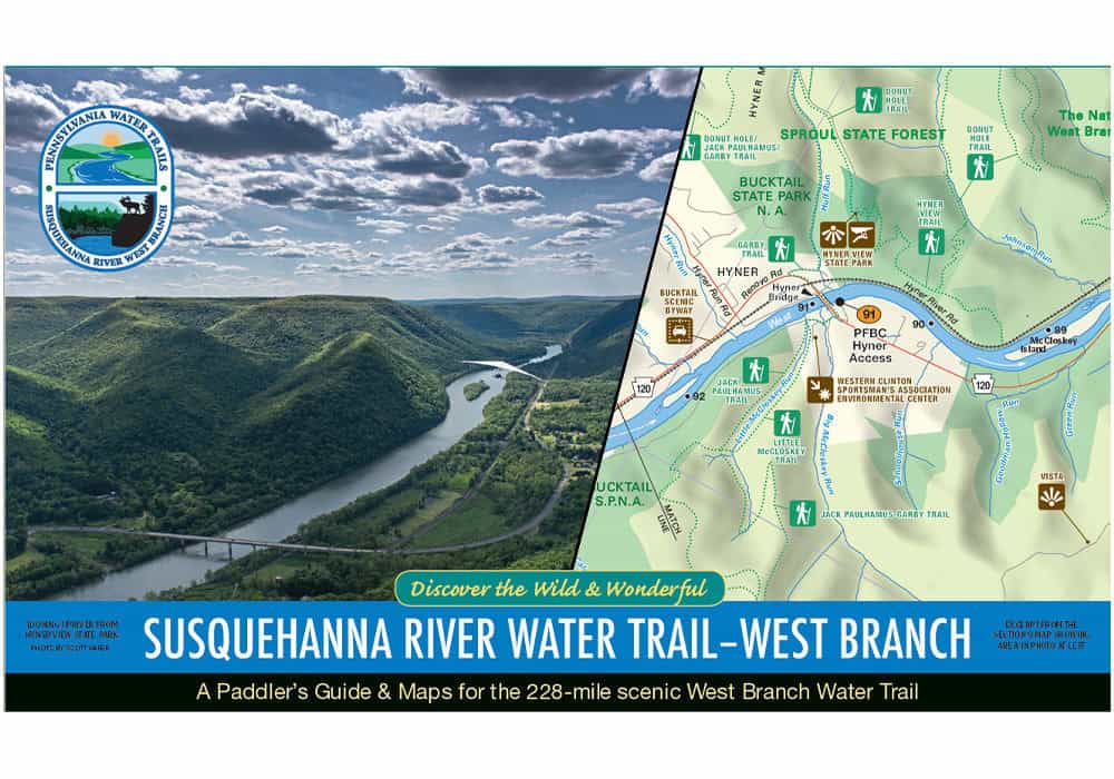 Susquehanna West Branch Map & Guide - SGP Online Shop