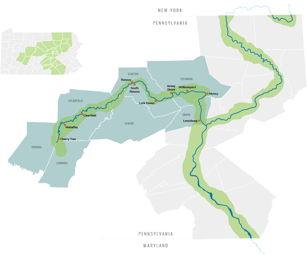 West Branch Map