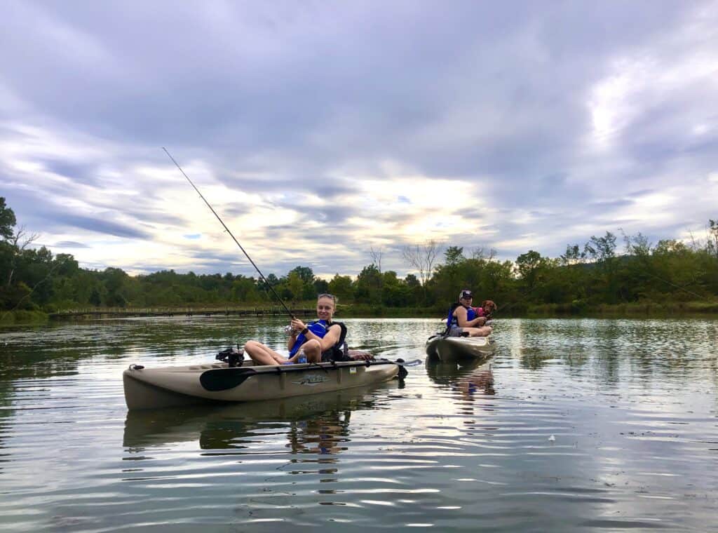 Introduction to Kayak Fishing Montour Preserve May 21