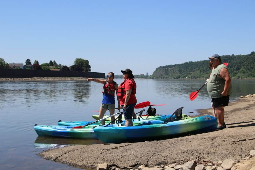 Paddling lessons at the Susquehanna Greenway Outdoor Expo