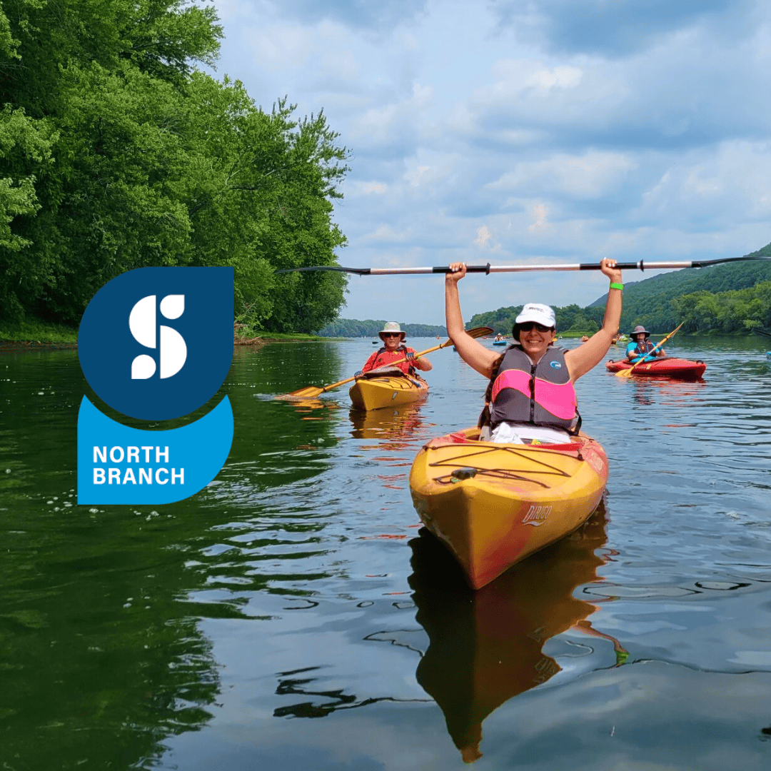 kayaker on a river