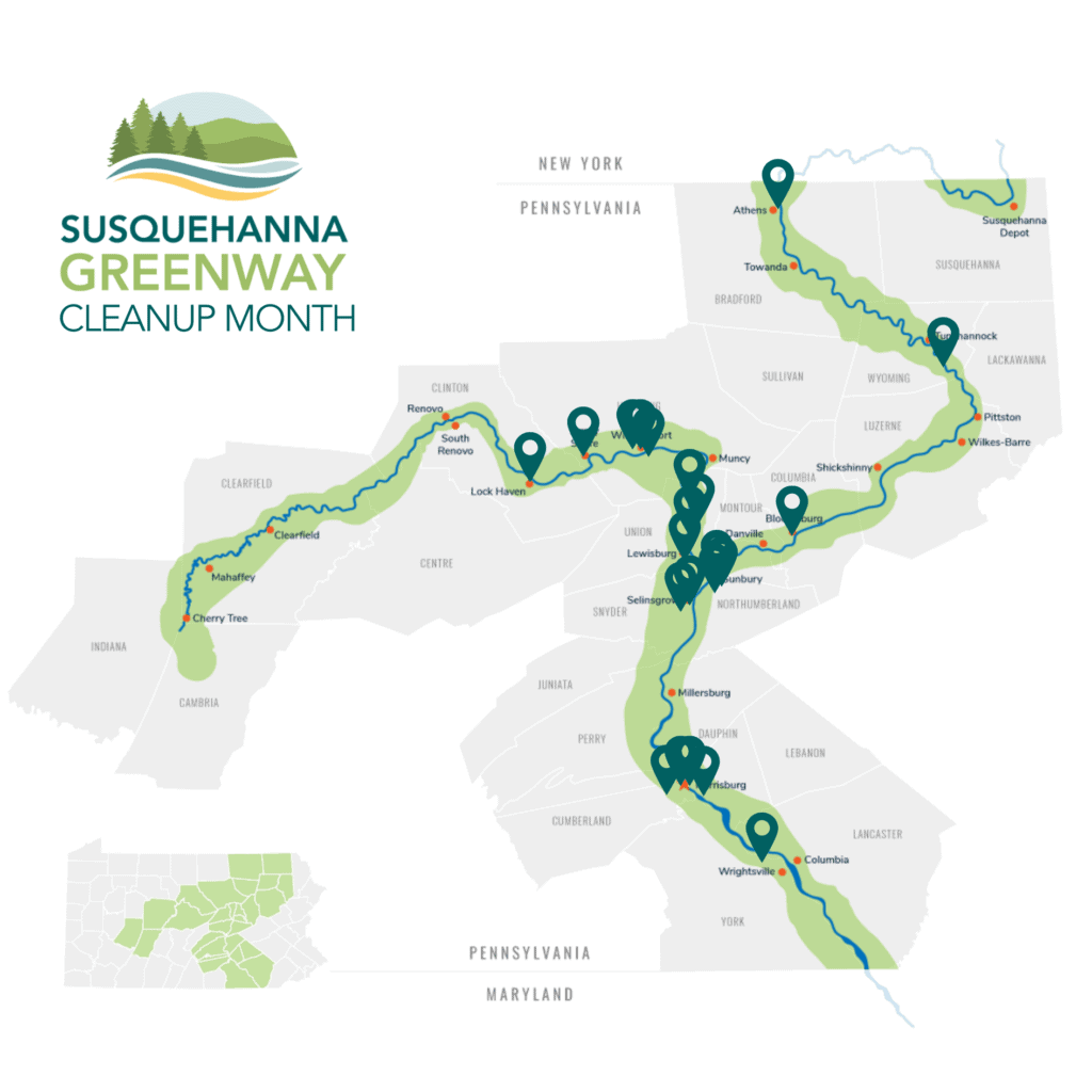 map of susquehanna greenway