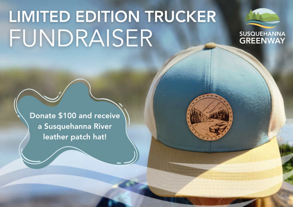 fundraiser graphic showing hat