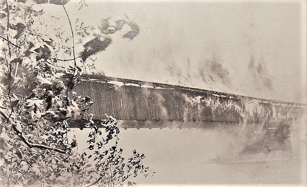 The historical Northumberland Bridge fire.