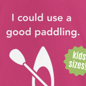 kids paddling t-shirt