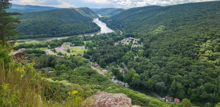 A picture of the Tilbury Knob Overlook